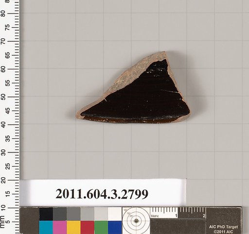 Terracotta fragment of a plate?
