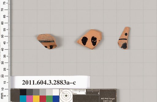 Terracotta fragments of undetermined shapes
