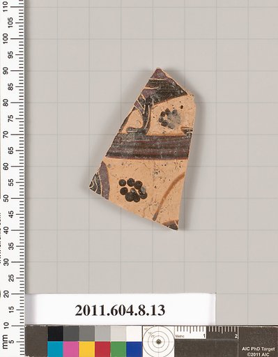 Terracotta fragment of a closed shape
