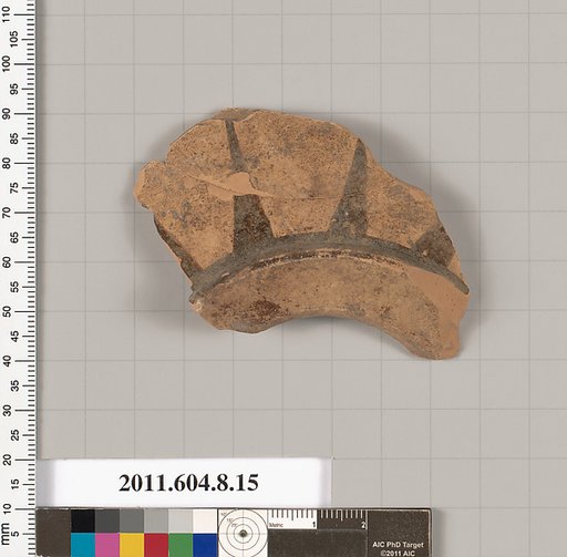 Terracotta fragment of an olpe (jug)?