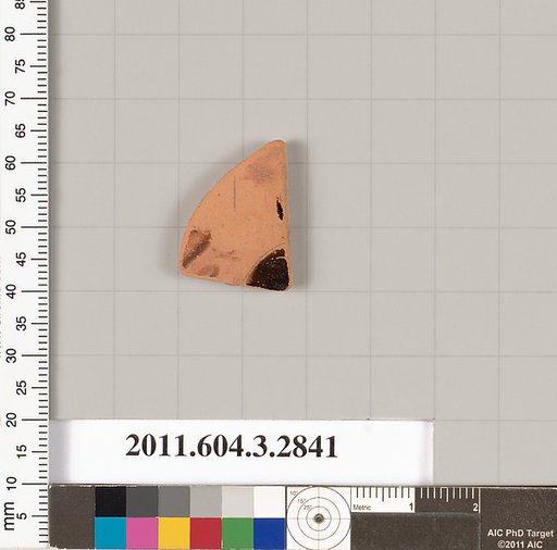 Terracotta fragment of a closed shape