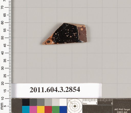 Terracotta fragment of a closed shape