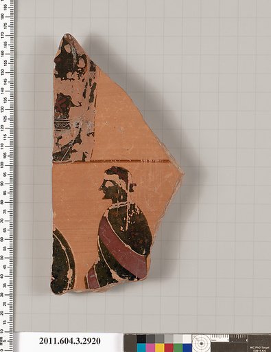 Terracotta fragment of a plaque?