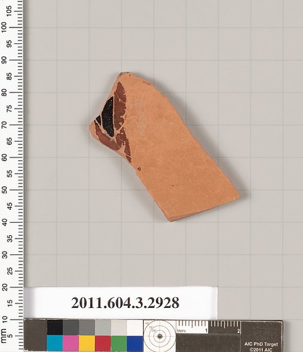 Terracotta fragment of a closed shape