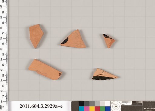 Terracotta fragments of closed shapes