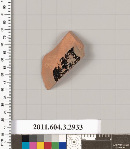Terracotta fragment of a closed shape