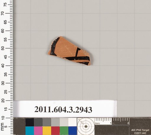 Terracotta fragment of a kylix (drinking cup)