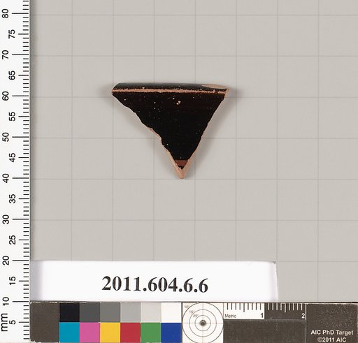Terracotta rim fragment of an open shape