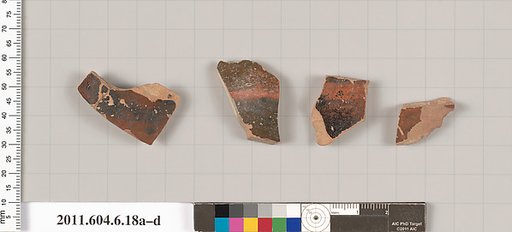 Terracotta fragments of open shapes
