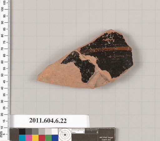 Terracotta fragment of a closed shape