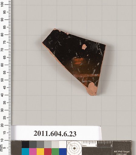 Terracotta fragment of a closed shape