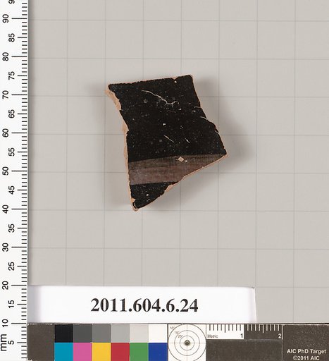 Terracotta fragment of a closed shape