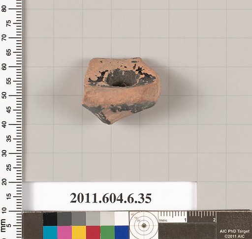 Terracotta fragment of an undetermined shape