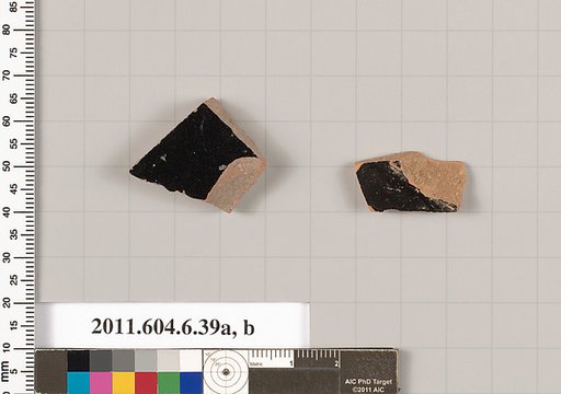 Terracotta fragments of closed shapes