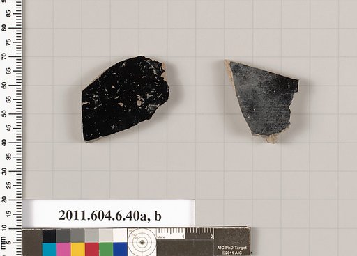 Terracotta fragments of closed shapes