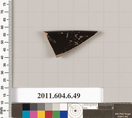 Terracotta rim fragment of an open shape