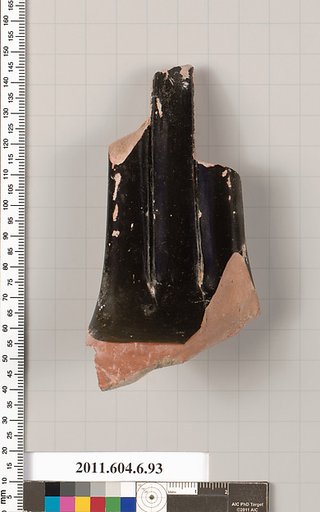 Terracotta fragment of a neck-amphora