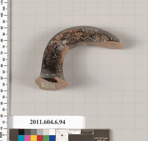 Terracotta fragment of a skyphos (deep drinking cup)?