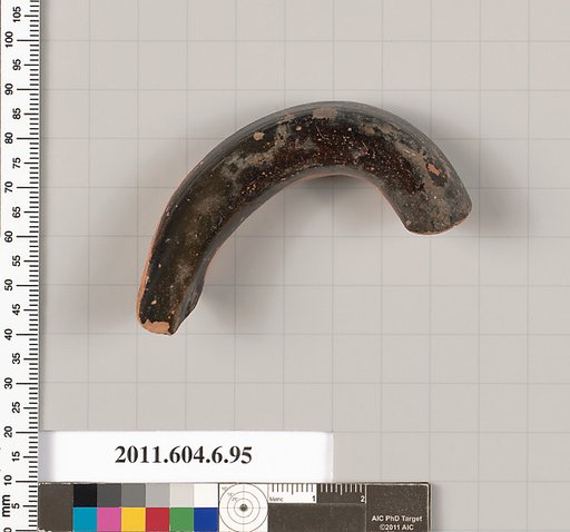 Terracotta fragment of a skyphos (deep drinking cup)?