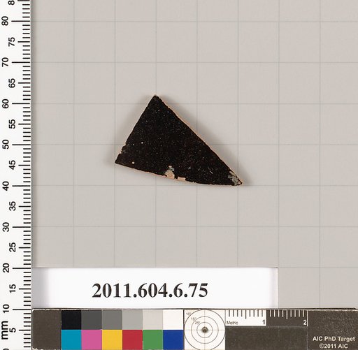 Terracotta fragment of a closed shape