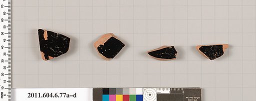 Terracotta fragments of open shapes