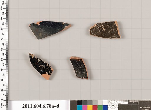 Terracotta fragments of open shapes