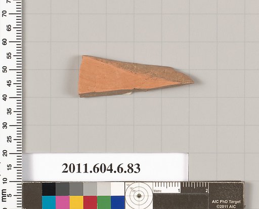 Terracotta fragment of an undetermined shape