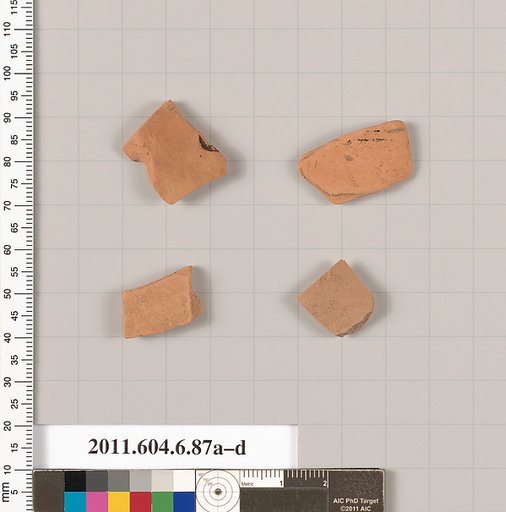 Terracotta fragments of undetermined shapes