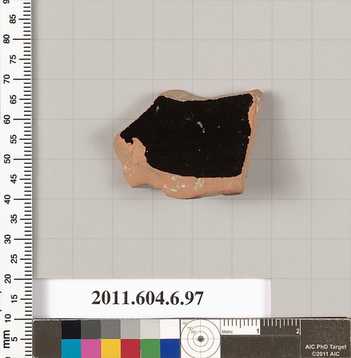 Terracotta fragment of a skyphos (deep drinking cup)?