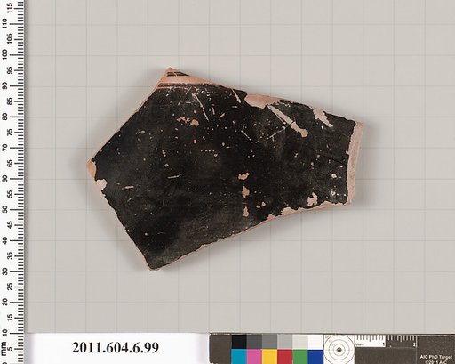 Terracotta fragment of a closed shape