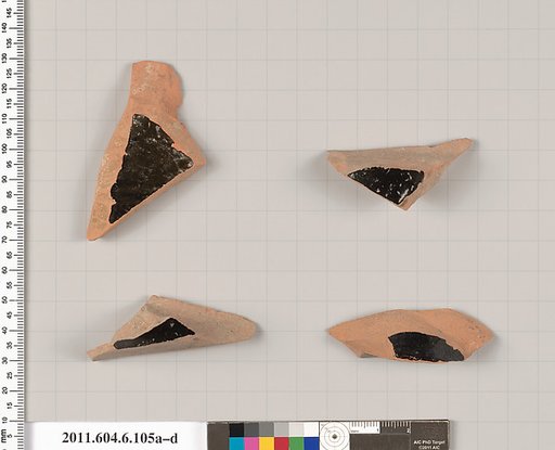 Terracotta fragments of closed shapes
