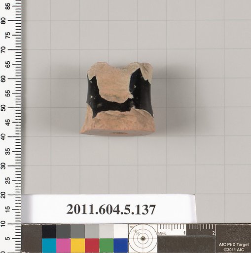 Terracotta fragment of a kylix (drinking cup)