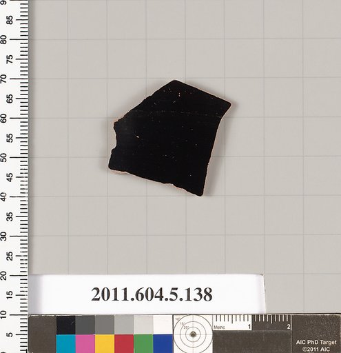 Terracotta fragment of a kylix (drinking cup)