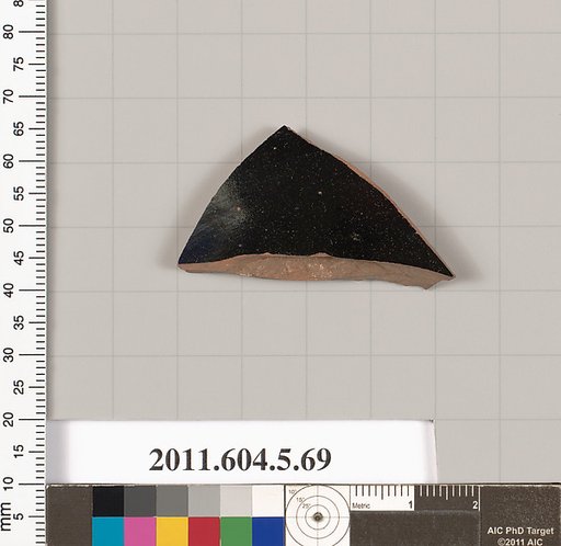 Terracotta fragment of a kylix (drinking cup)