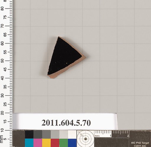 Terracotta fragment of a kylix (drinking cup)