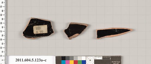 Terracotta fragments of stemless kylikes (drinking cups)?