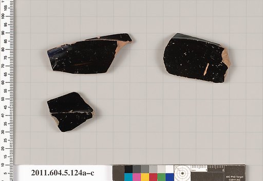 Terracotta fragments of stemless kylikes (drinking cups)?