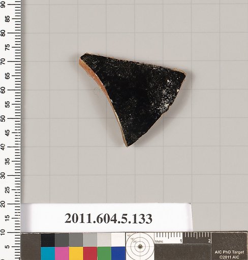 Terracotta fragment of a kylix (drinking cup)