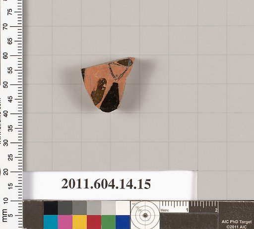 Terracotta fragment of an undetermined closed shape