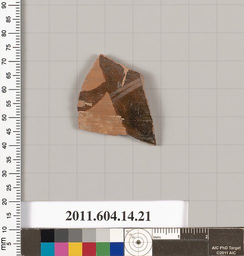 Terracotta fragment of an undetermined closed shape