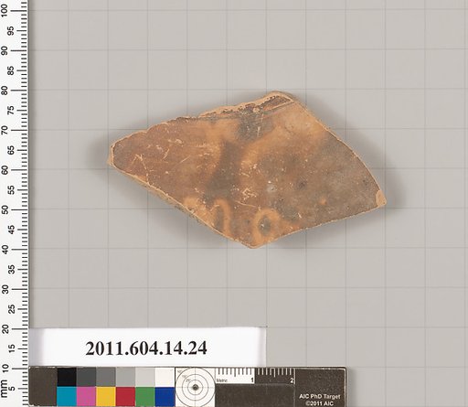 Terracotta fragment of an undetermined closed shape