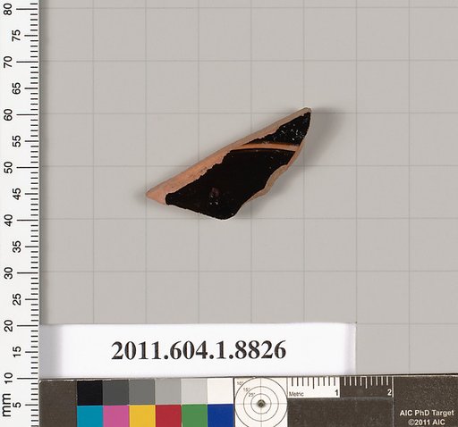 Terracotta fragment of a kylix (drinking cup)