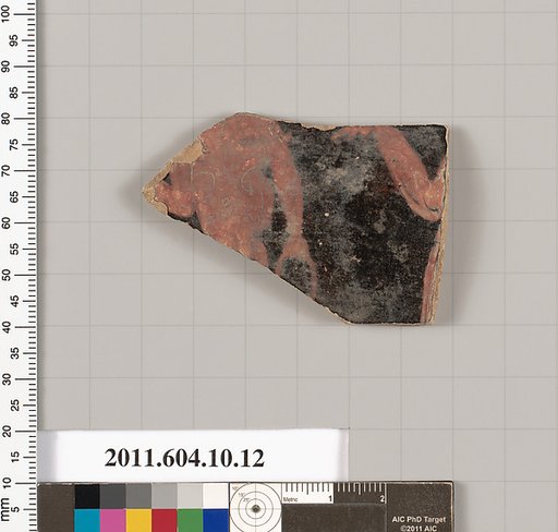 Terracotta fragment of a kylix (drinking cup)