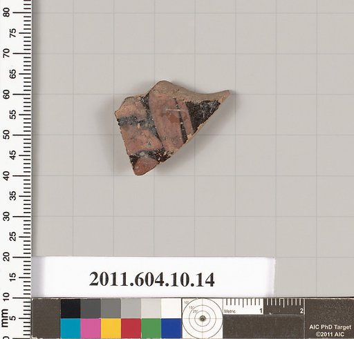 Terracotta fragment of a kylix (drinking cup)