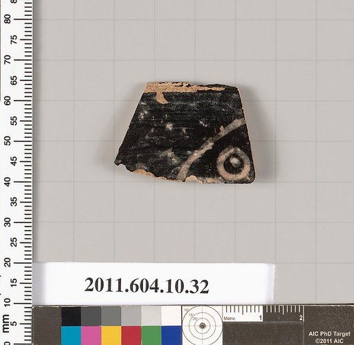 Terracotta fragment of a kylix (drinking cup)