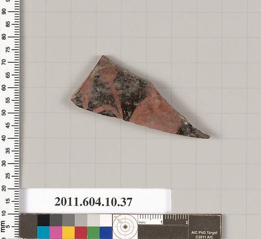 Terracotta fragment of a kylix (drinking cup)