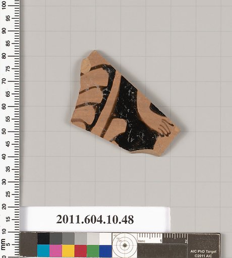 Terracotta fragment of a kylix (drinking cup)