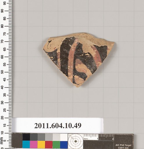 Terracotta fragment of a kylix (drinking cup)