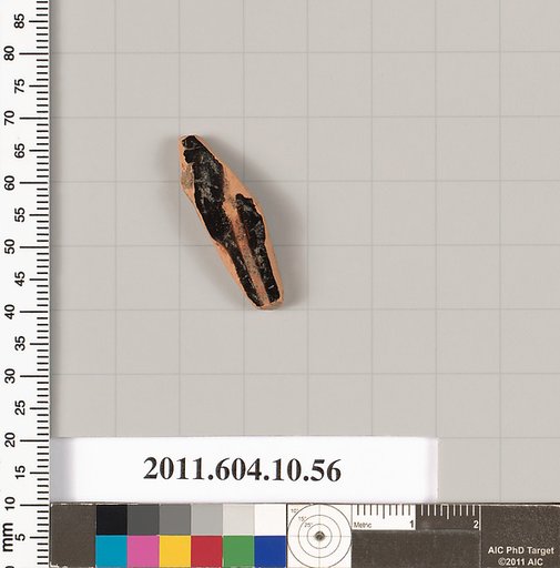 Terracotta fragment of a kylix (drinking cup)