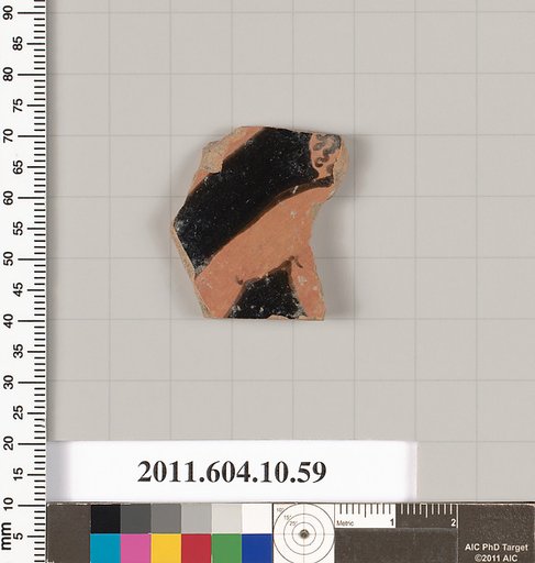 Terracotta fragment of a kylix (drinking cup)